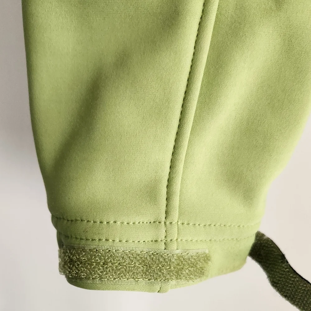 LL BEAN Windstopper Zip Front Lime Green Women's Jacket Size M Reg - Picture 8 of 10